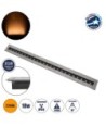 GLOBOSTAR® UNDERGROUND-REMVI 90194-Y Χωνευτό Φωτιστικό Wall Washer Δαπέδου LED 18W 1440lm 10° DC 24V Αδιάβροχο IP68 2200K Dimmable - Ανοξείδωτο Ατσάλι 304 - Μ100 x Π9 x Υ7.2cm - Μ98.2 x Π7.6cm - 3 Χρόνια Εγγύηση